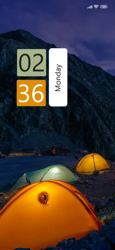 Camp in Mountain