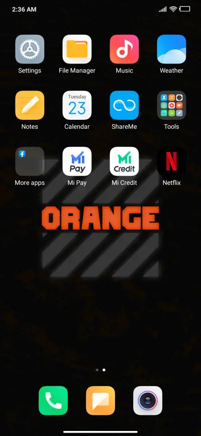 Orange UX V12 - Screenshot 3
