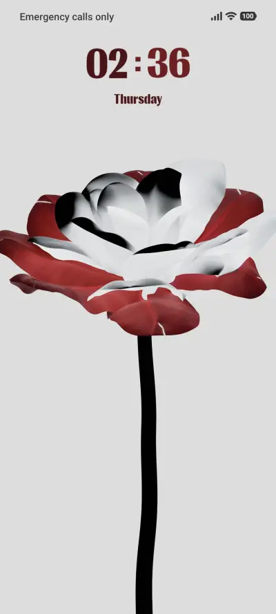 Red & White THEME for Xiaomi MIUI HyperOS