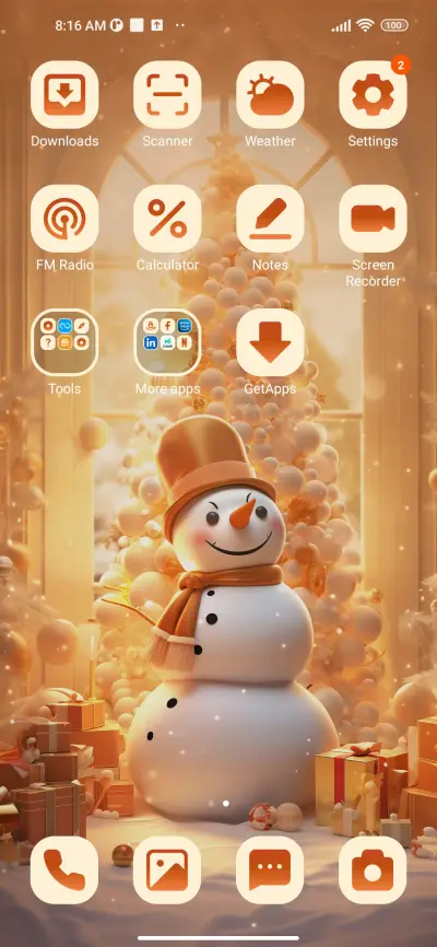 Christmas snowman - Screenshot 3