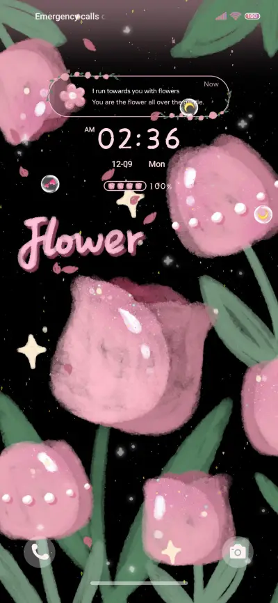 Pink Black Flower - Screenshot 2