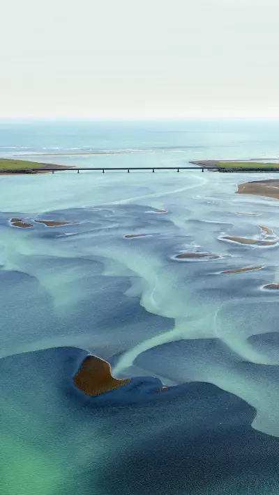 Iceland River Delta