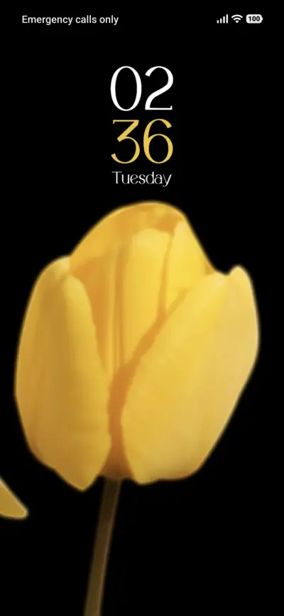 Amoled Yellow THEME for Xiaomi MIUI HyperOS