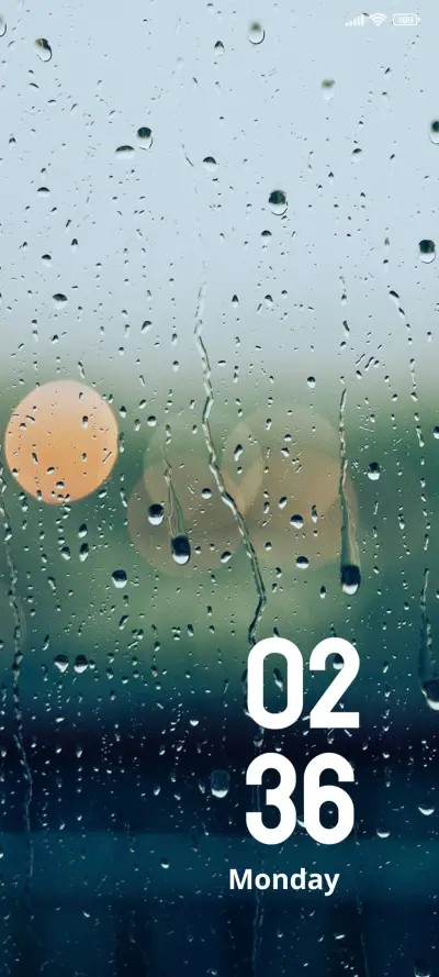 rain drops
