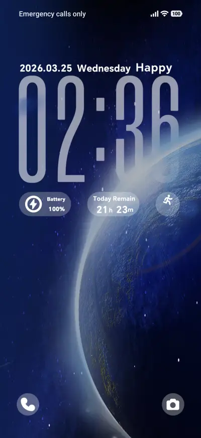 Star Blue Realm THEME for Xiaomi MIUI HyperOS