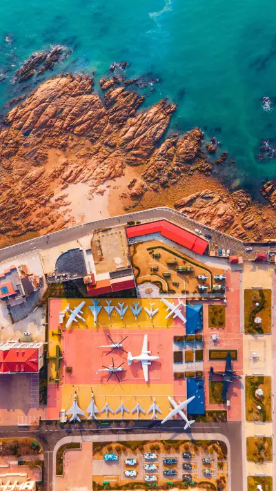 The worlds smallest airport is on fire