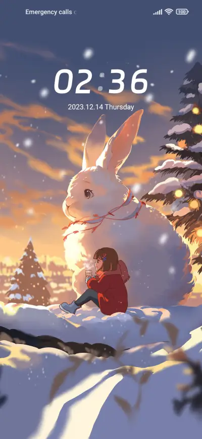 Winter Snow Bunny - Screenshot 2