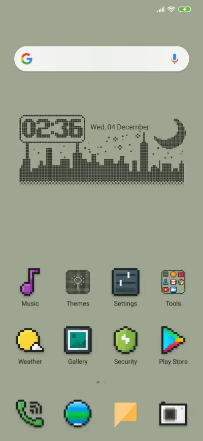 Retro LCD Theme - Screenshot 2