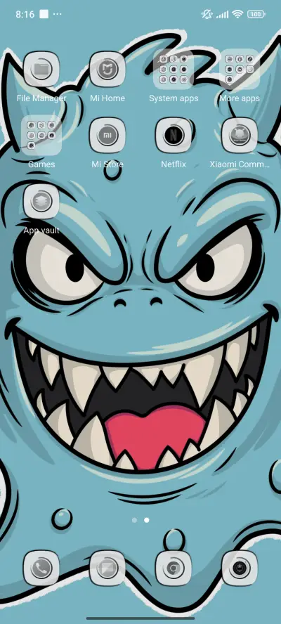 blue monster - Screenshot 3