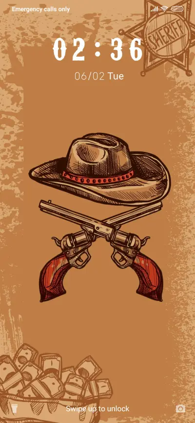 Wild west_3MDP THEME for Xiaomi MIUI HyperOS