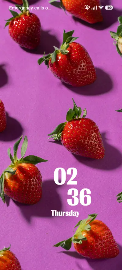 Strawberries THEME for Xiaomi MIUI HyperOS