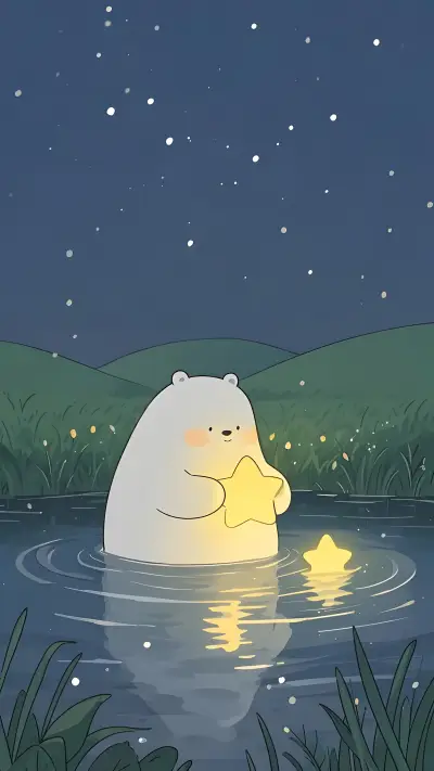 Shine a beam of light on yourself in the dark night 2 WALLPAPER for Xiaomi MIUI HyperOS