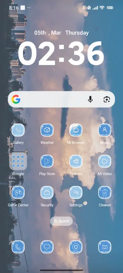Large Clock - Screenshot 2