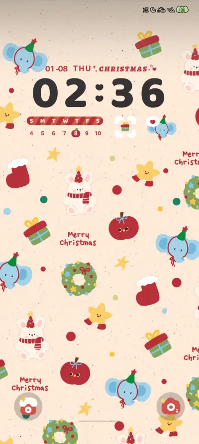 Elephant christmas