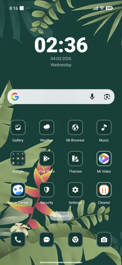 Green Abstracto - Screenshot 2