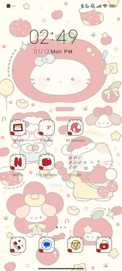 New Year Red Pup - Screenshot 2