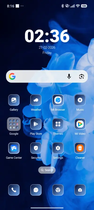 Abstract Blue - Screenshot 2