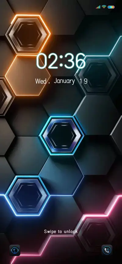 Business hexagon THEME for Xiaomi MIUI HyperOS