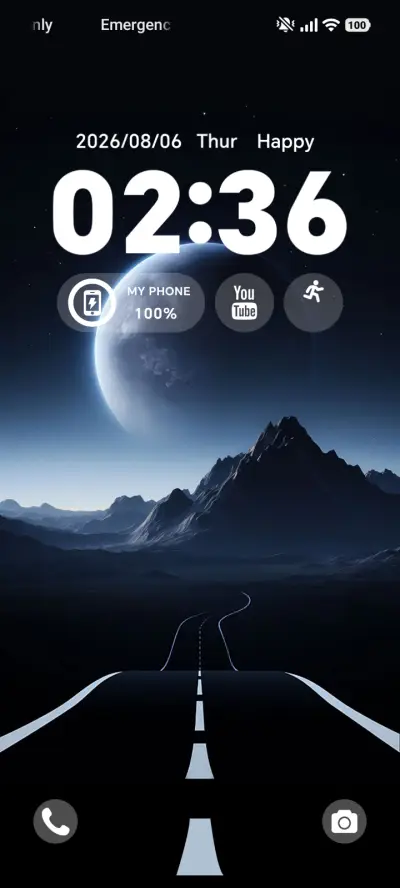 Road To Moon THEME for Xiaomi MIUI HyperOS