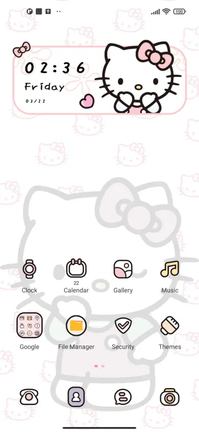 Hello Kitty pink - Screenshot 2