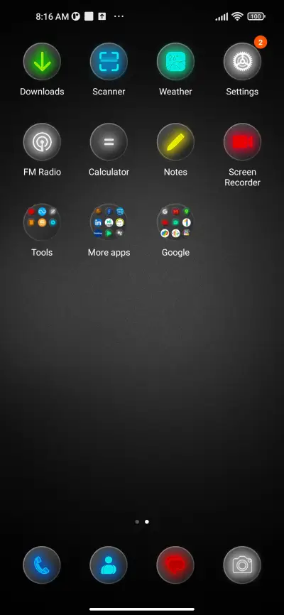 neon dark - Screenshot 3