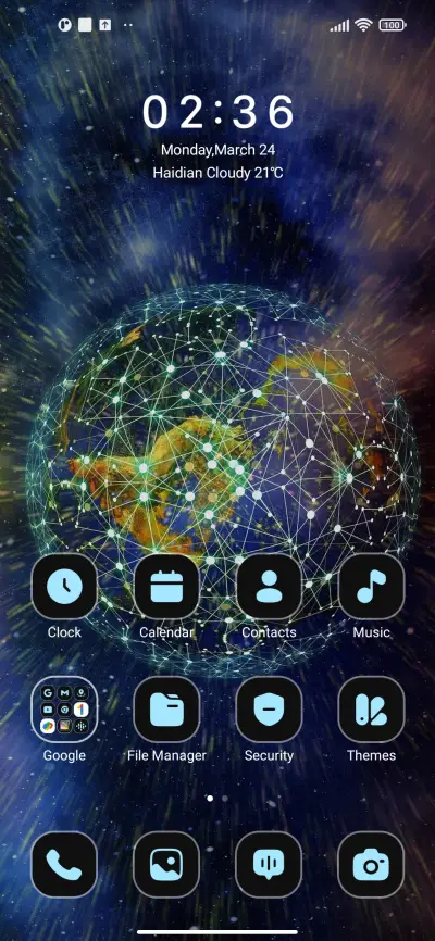 Blockchain Globe - Screenshot 2