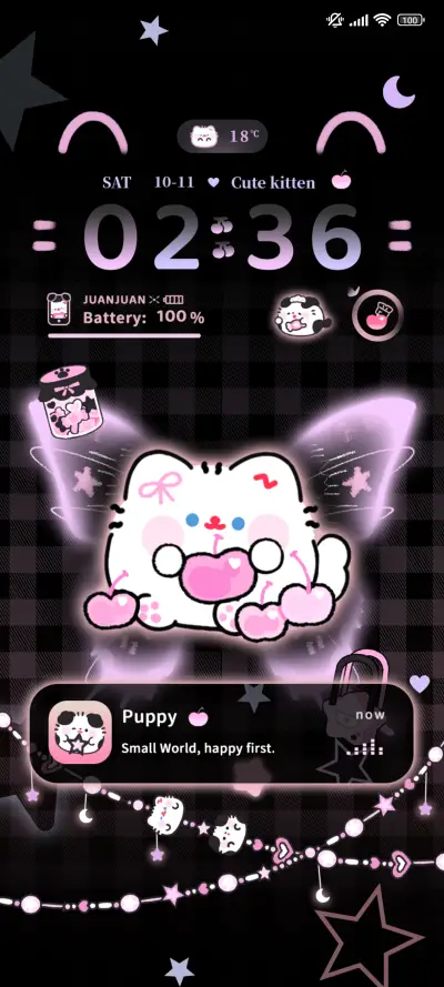 Heartbeat Kitty - Screenshot 1