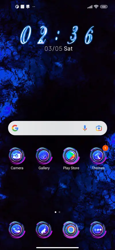 Blue electricwaves - Screenshot 2