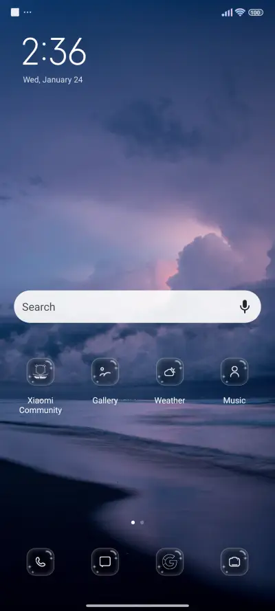 Purple Widget - Screenshot 2