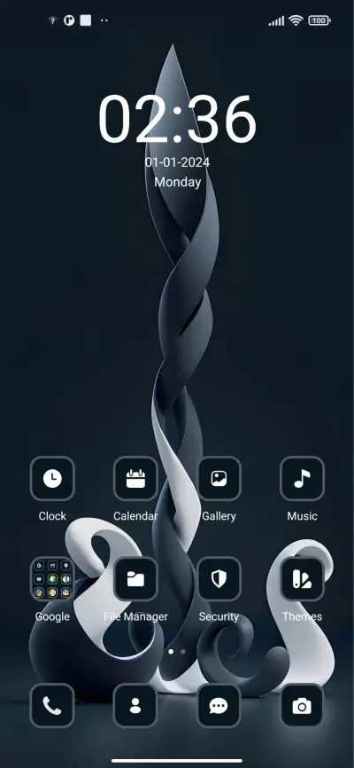 Minimal Grey - Screenshot 2