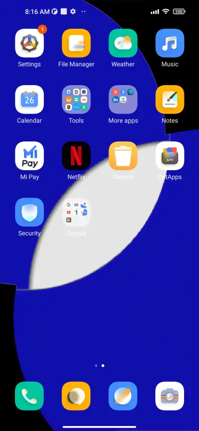 Blue UI - Screenshot 3