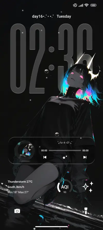 Colored Glaze THEME for Xiaomi MIUI HyperOS