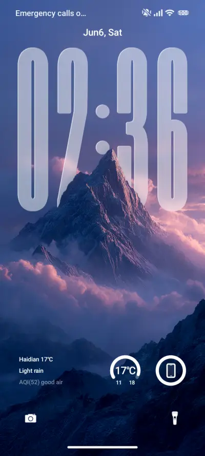Mountain THEME for Xiaomi MIUI HyperOS