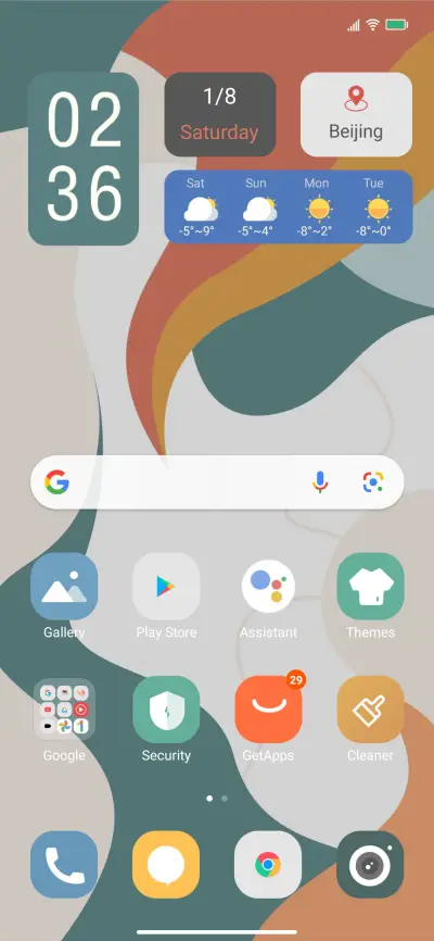Morandi widget - Screenshot 2