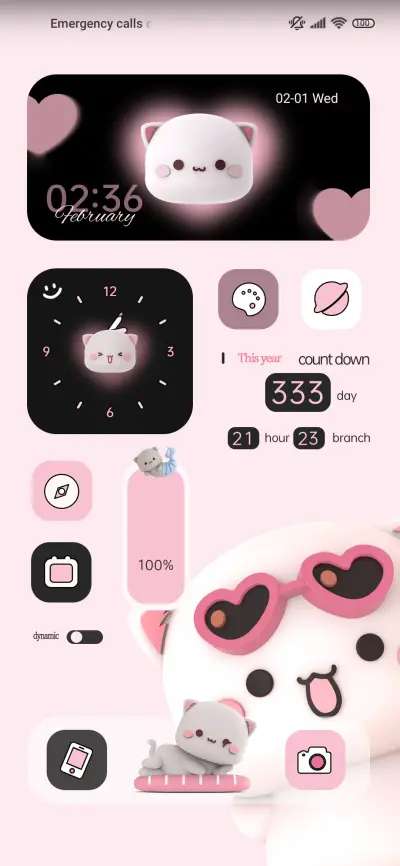Pink peach cat - Screenshot 2