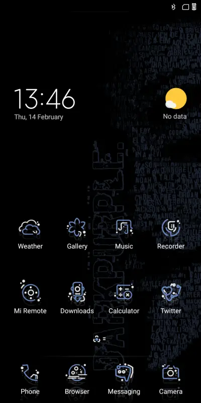 Dark Purple v10 - Screenshot 2