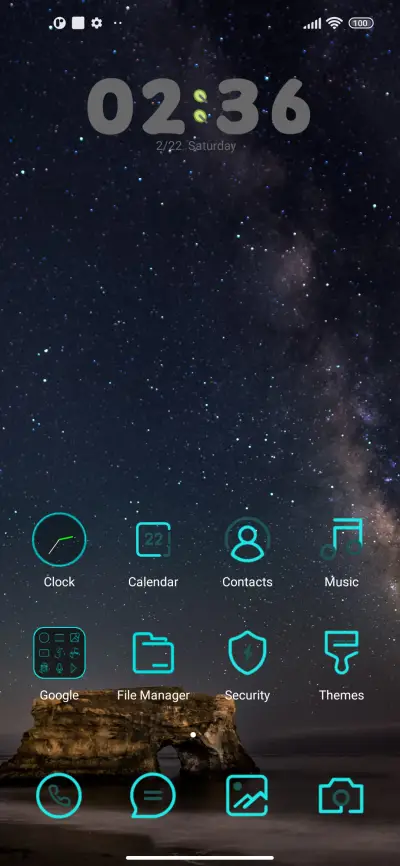 RGCyan Theme - Screenshot 2
