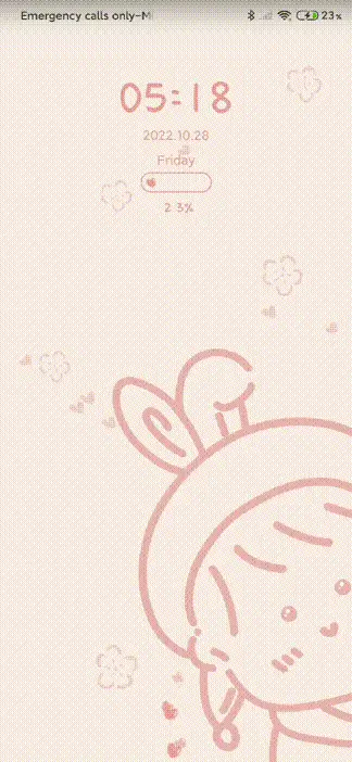 Pink heart daily - Screenshot 1