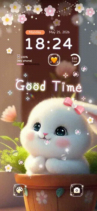 Rainbow Rabbit THEME for Xiaomi MIUI HyperOS