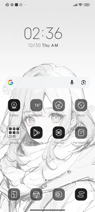 Snow Sketch Girl - Screenshot 3