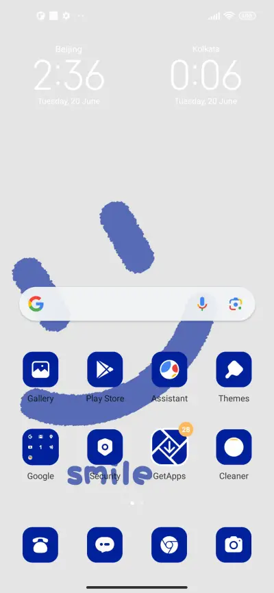 Smile Klein Blue - Screenshot 2