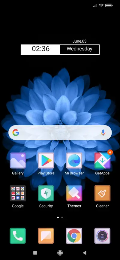 iOS Blue - Screenshot 2