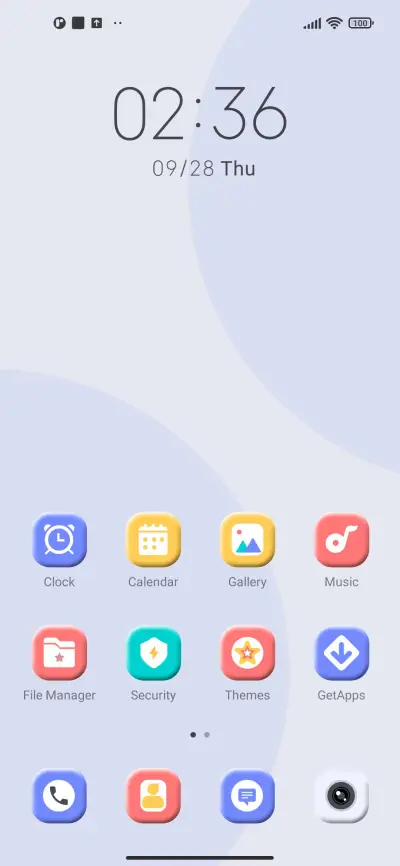 Light Simple Blue - Screenshot 2