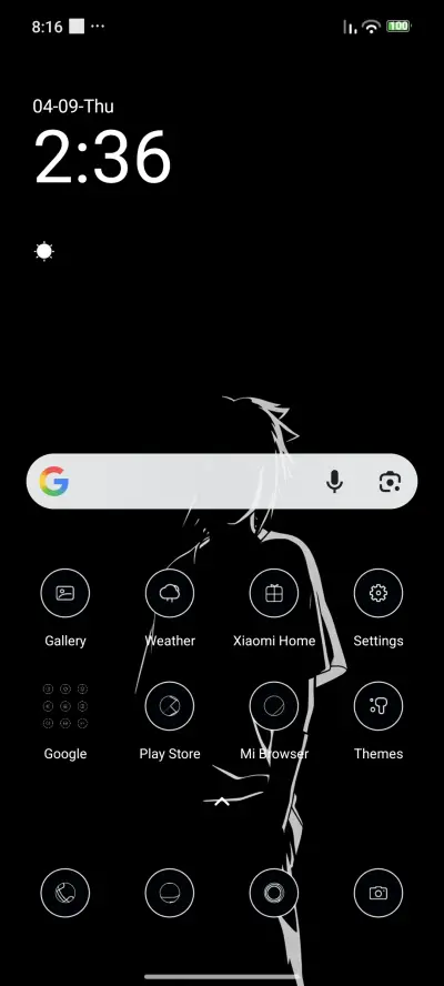 Black minimalist - Screenshot 2