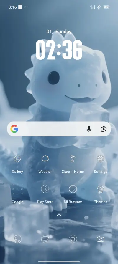 Dragon eating ice - Screenshot 2