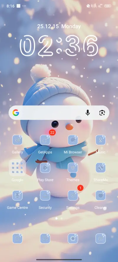 Cute Snowman - Screenshot 3