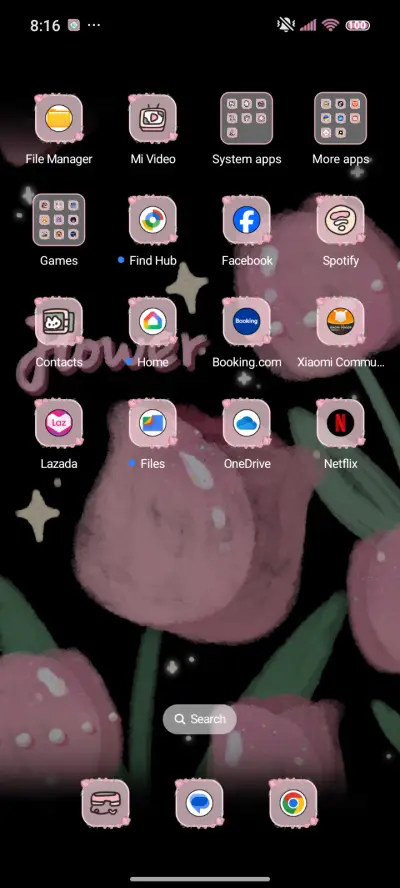 Pink Black Flower - Screenshot 3