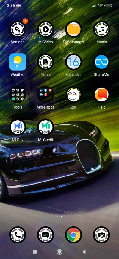 MetallicBlueCar_3MDS - Screenshot 3