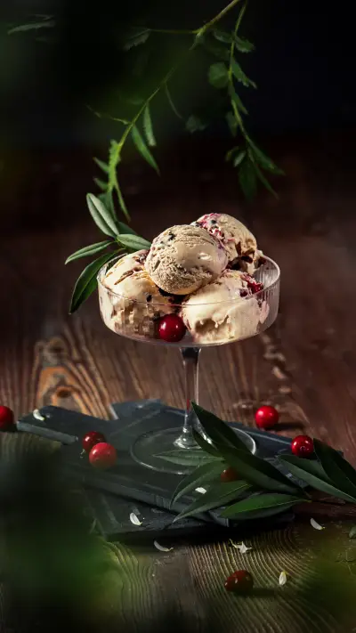 Why is ice cream soft smooth and delicate