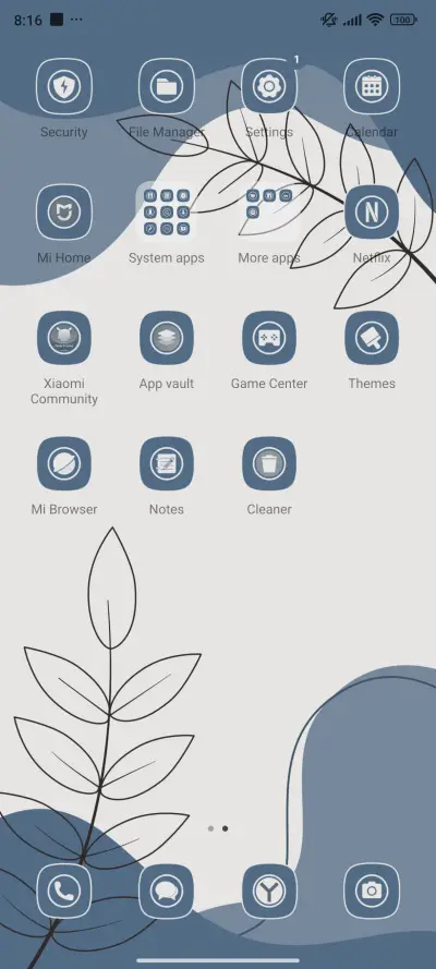 Calm blue space - Screenshot 3